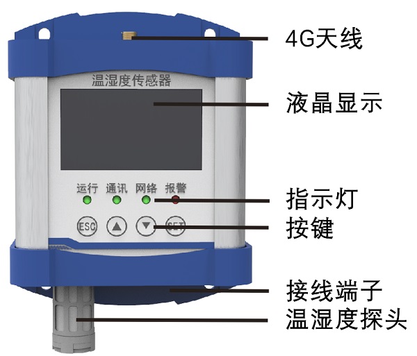 温湿度传感器显示与参数设置图片